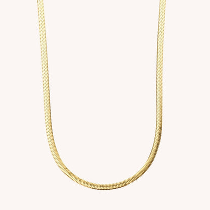 Ally Bea x  Gold Herringbone Necklace