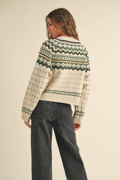 Linus Button Front Sweater