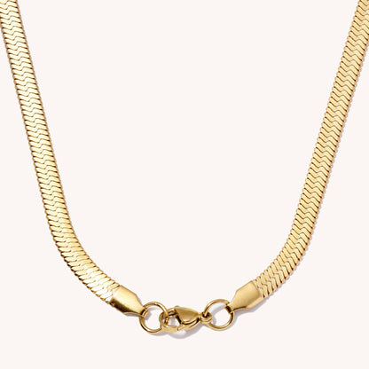 Ally Bea x  Gold Herringbone Necklace