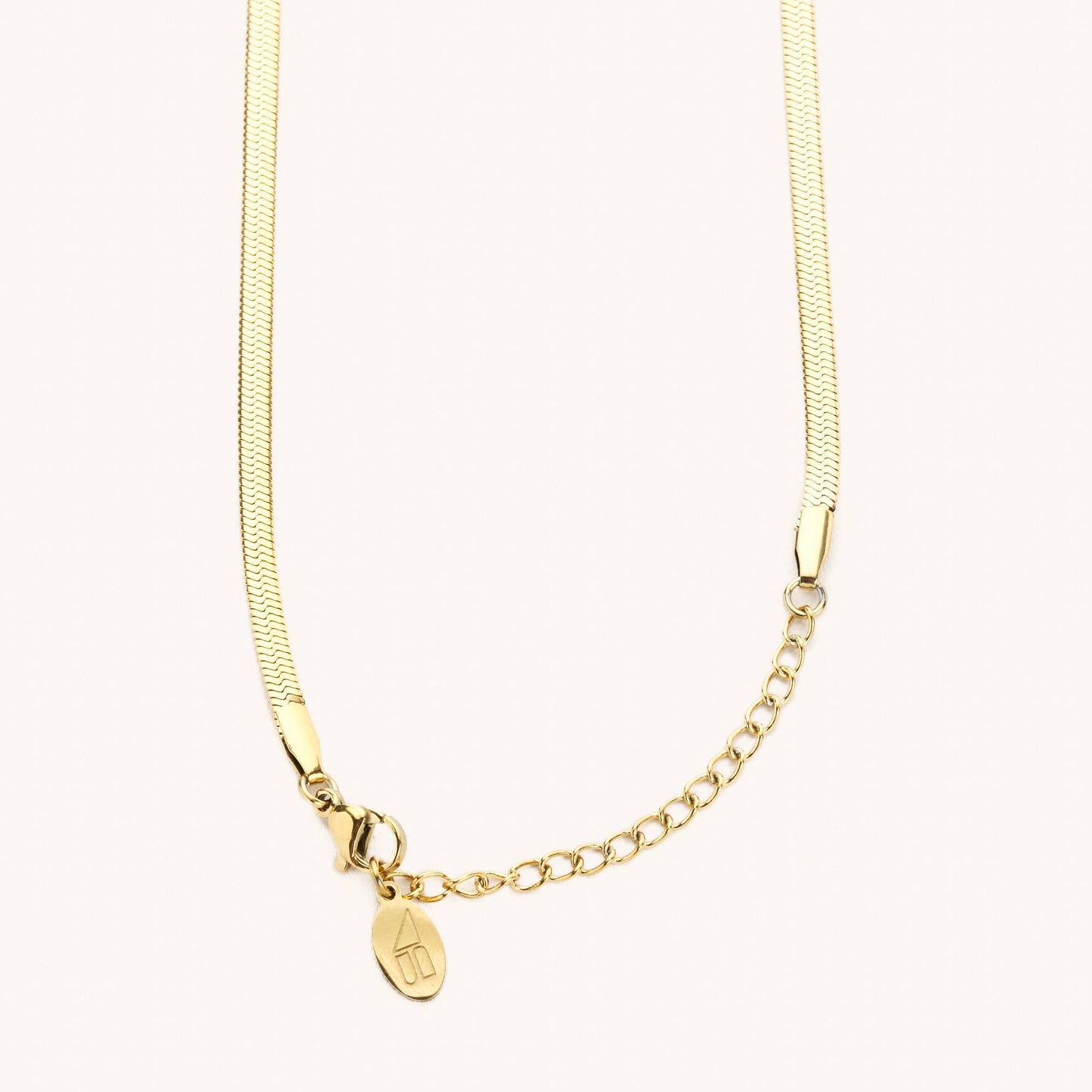 Ally Bea x  Gold Herringbone Necklace