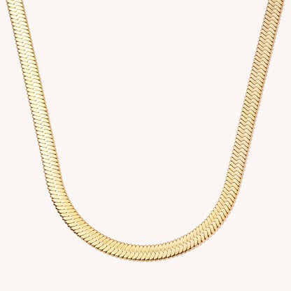 Ally Bea x  Gold Herringbone Necklace