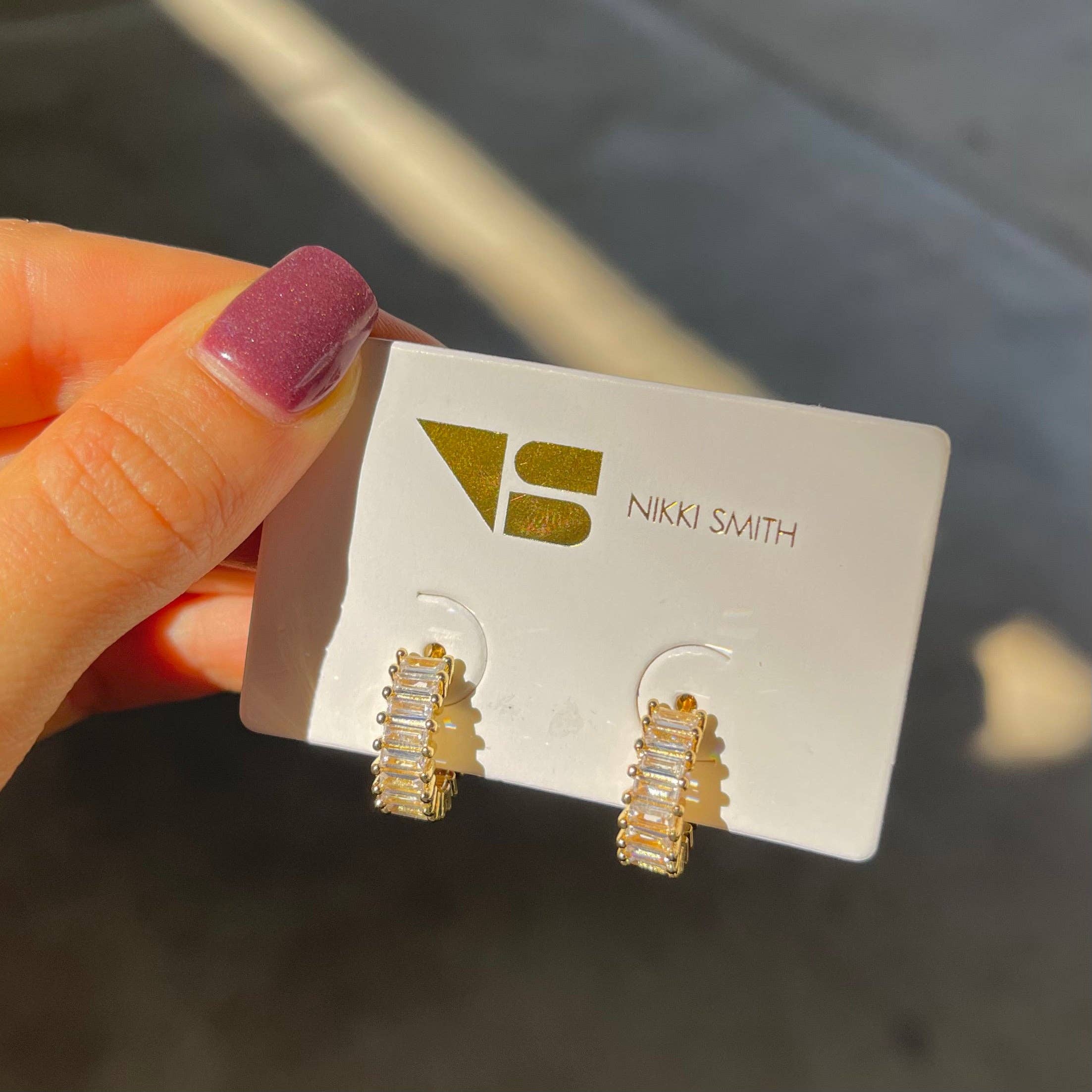 Ally Bea x  Esther Gold Diamond Hoops