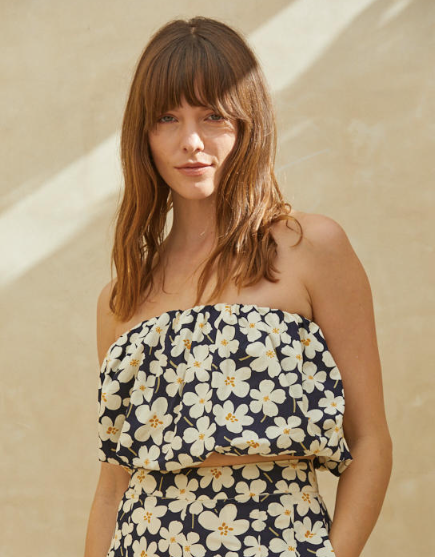Ally Bea x Find Me Floral Strapless Top