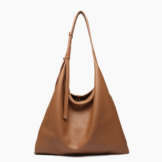 Ally Bea x The Diplomat Slouch Tote: Brown