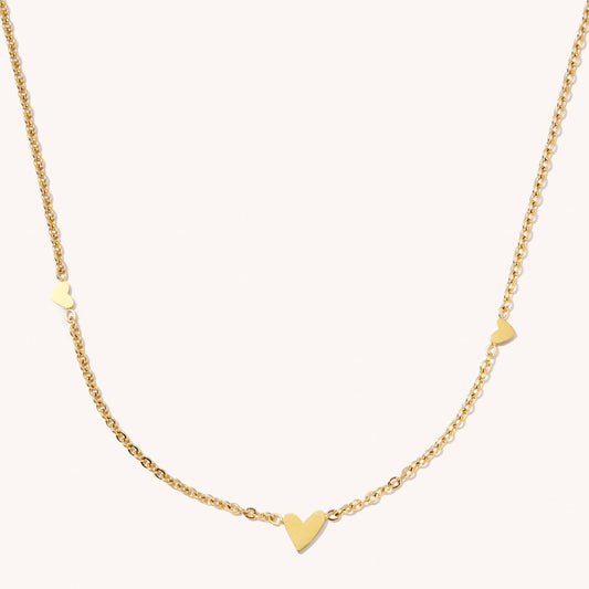 Ally Bea x Alice Triple Heart Necklace